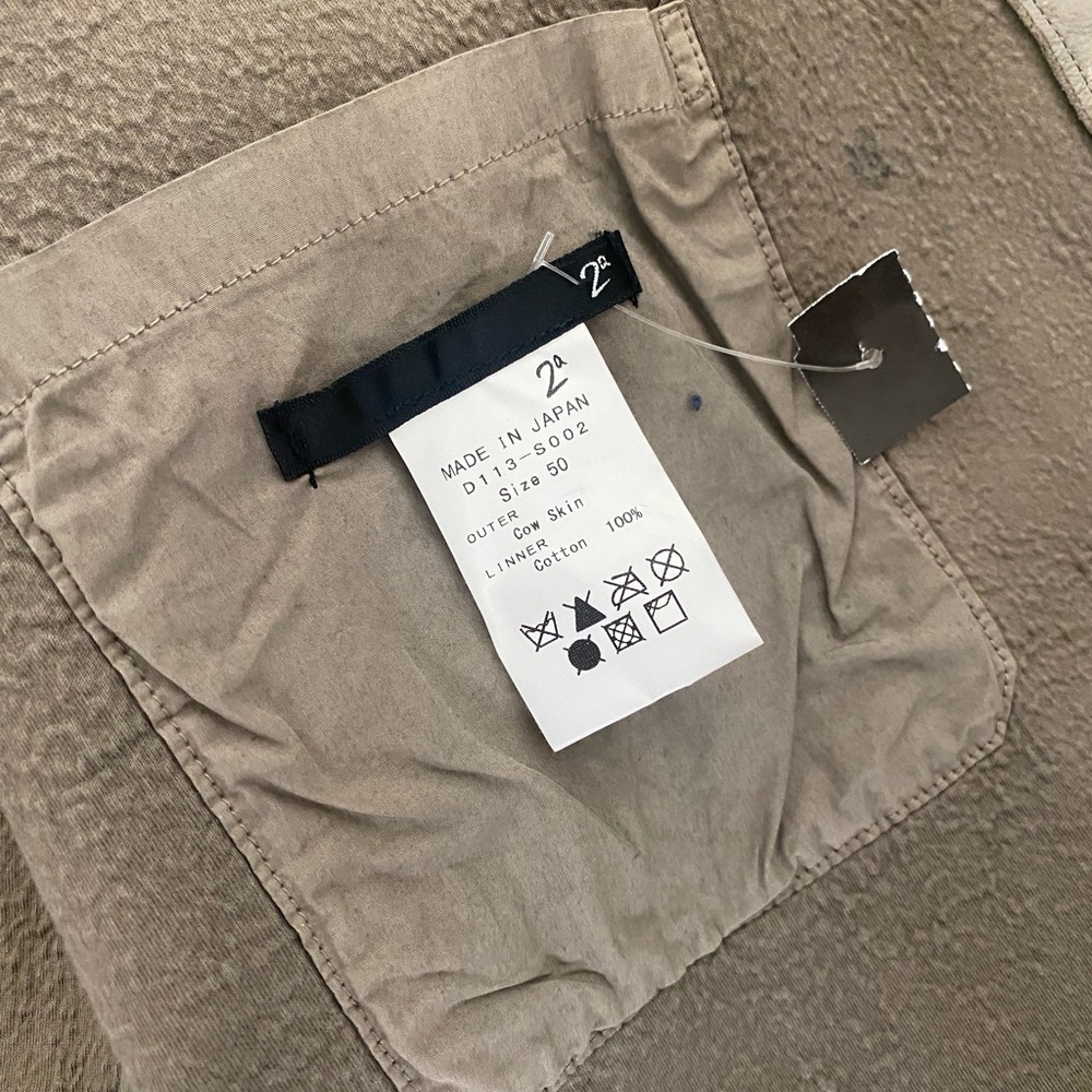 Made in Japan genuine leather shirt jacket - Picture 4 of 10